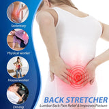 Rückenstrecker zur Schmerzlinderung im unteren Rücken, 3 Stufen Einstellbar Lendenwirbelsäule Rücken Cracker Board, Rücken Cracking Gerät, Rückenmassagegerät für Skoliose, Wirbelsäule