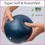 Rutschfester & Superleichter Soft Pilates Ball - Gymnastikball Klein - 23cm